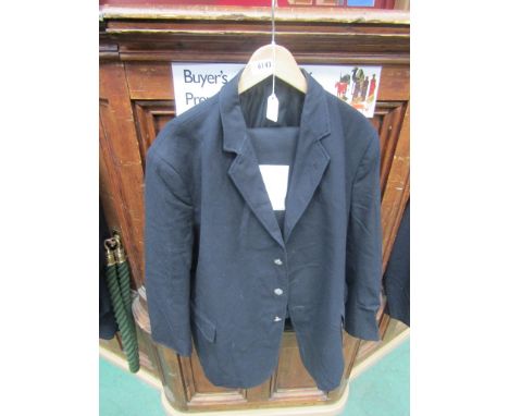 A 1970s/80's B.R two piece uniform consisting of trousers and jacket with double arrow buttons to front