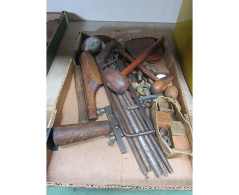 A tray of plumbers tools 