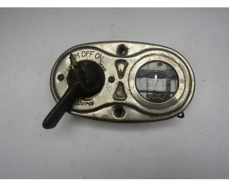 A vintage model T Ford control panel&nbsp;