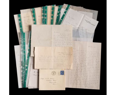 Edward Leicester Atkinson (1881-1929) RYS Terra Nova surgeon/parasitologist, an archive of nineteen letters to 'Chippie' F E 