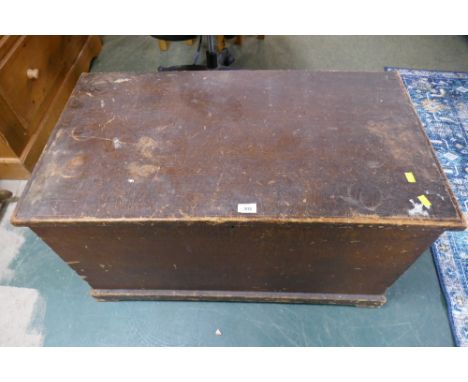 Antique pine chest 