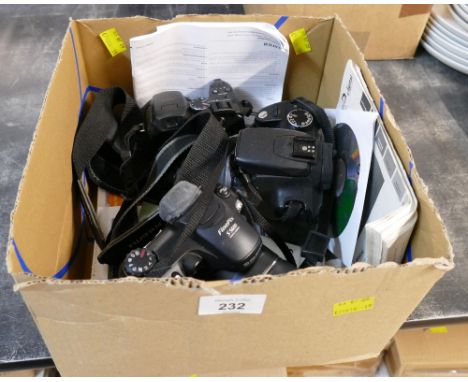 Vintage Canon and Finepix cameras - S5600 and S1500 