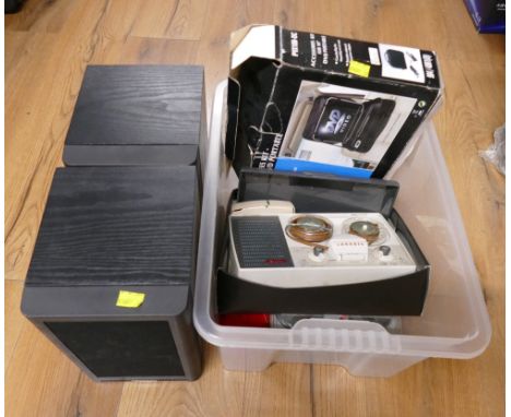 Grundig Cub reel to reel accessories kit for a 10" DVD portable and 2 speakers