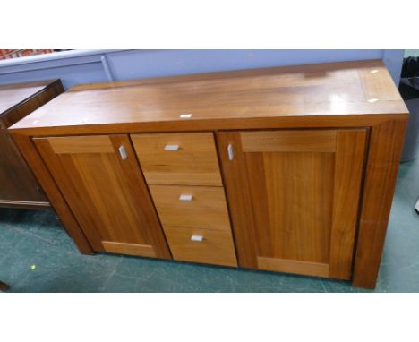 Oak veneered sideboard 