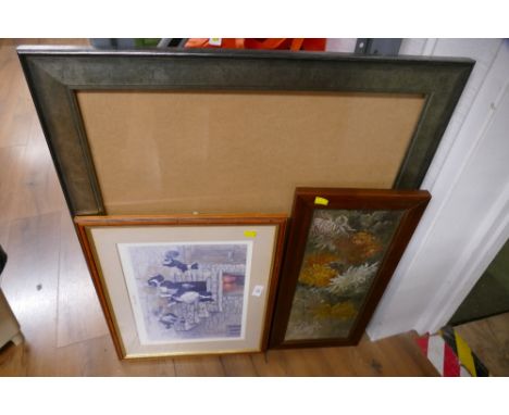 Border Fine Arts Jocks Pride framed print, large empty picture frame and flower floral picture