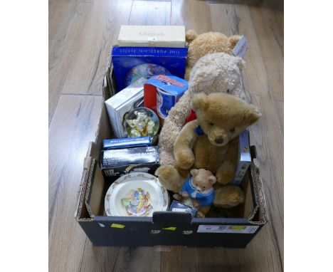 Vintage Teddy Bears - Hamley's, Bunnykins ceramics, boxed collectors' plates etc