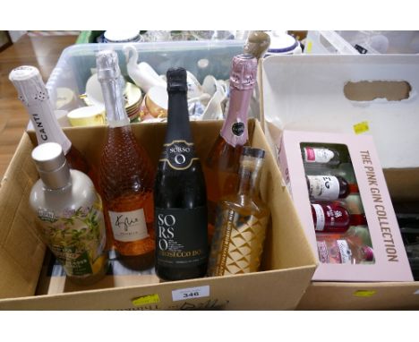 Alcohol - Pink Prosecco, Coppa Cocktails, Whisky Sour, Pink Gin Collection and Marmalade Gin Liqueur
