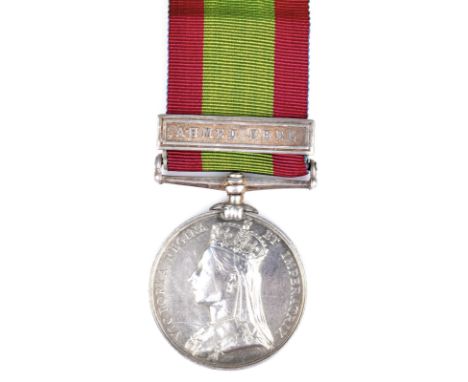 An Afghanistan Medal 1878-80 to Gunner D. Edwards, Royal Artillery, clasp: Ahmed Khel (3449. GR D. EDWARDS. 6/11TH R.A.), eng