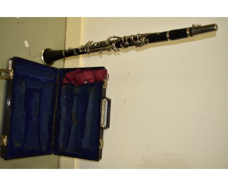 A Evette clarinet, cased