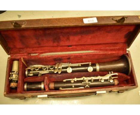 A Buisson clarinet in fitted case