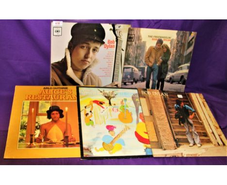 A lot of five albums from Bob Dylan , the Band and Arlo Guthrie