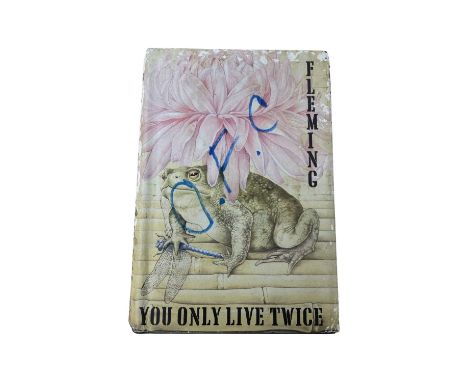A first edition copy of James Bond: You Only Live Twice, IAN FLEMING.Jonathan Cape: 1964Original dustwrapper (clipped), some 