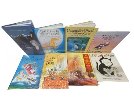 Children's first edition inscribed books, 8 titles: NICK BUTTERWORTH AND MICK INKPEN: JUST LIKE JASPER!; POSY SIMMONDS: GEMMA