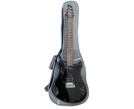 A 1990s Westone Prestige Series Cutlass Custom electric guitar in black. Serial number: WP00054 Some light scratches and scuf