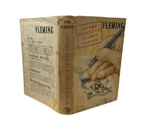 IAN FLEMING: ON HER MAJESTY'S SECRET SERVICE, London, Jonathan Cape, 1963, First edition, with original dustjacket.