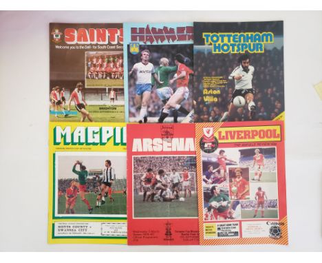 FOOTBALL, programme selection, 1960-1970, inc. Tottenham v Leyton Orient (1962/63), Crystal Palace v. Chelsea F.A.C (69/70), 