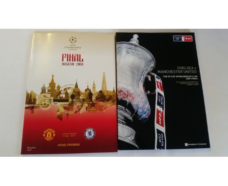 FOOTBALL, Chelsea home programmes for cup matches, 1970 onwards, inc. many semi finals and finals; v Leeds, 1970 FAC (final &