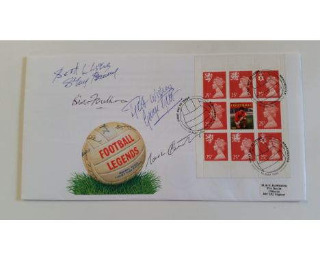 FOOTBALL, signed First Day Cover by Manchester United 14th May 1996, 4 signatures, inc. George Best, Bill Foulkes, Noel Cantw