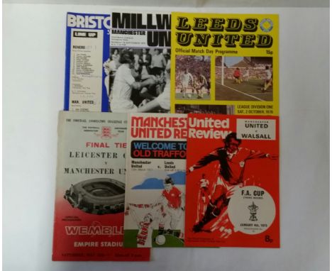 FOOTBALL, selection, inc. Liverpool, programme for 2006 FAC Final; newspaper supplements for cup finals (8), 1976-1980; Manch