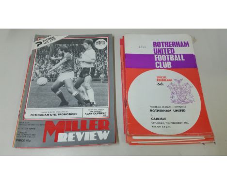 FOOTBALL, programmes, 1960s-1980s, inc. Ayr United (23), v Alloa, Cowdenbeath (both 1965/6), Dunfermline, Hibs (both 1971/2),