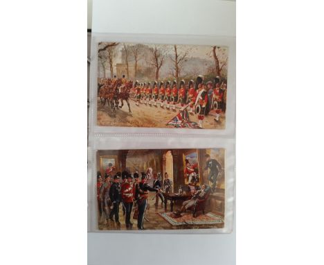 MILITARY, postcards, inc. many Tucks, Military in London, Coldstream Guards, Royal Scots Greys, Types of the British Army etc