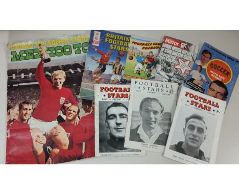 FOOTBALL, selection, inc. mainly sticker albums, F.K.S. Mexico World Cup 70 (FR, part set); Daily Mirror Book of Clubs 1971/2