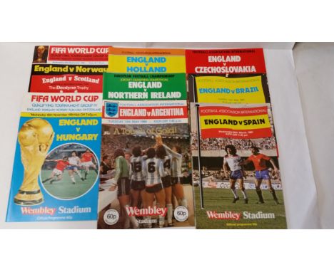FOOTBALL, big match mainly international selection, inc. England away v Norway (1981), Switzerland (1981), Israel (1988) etc.