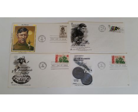 AMERICAN FOOTBALL, commemorative covers 1960s-1990s, inc. Pro Football Hall of Fame, opening of Louisiana Superdrome New Orle