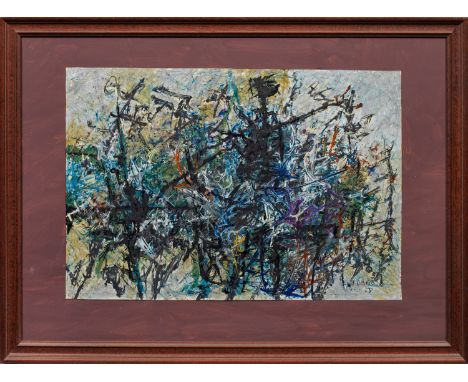 Hermann Ober (1920 Freilassing - 1997 ebenda)Abstrakte Komposition1958 entstandene Arbeit Obers, der um 1950 während seines S