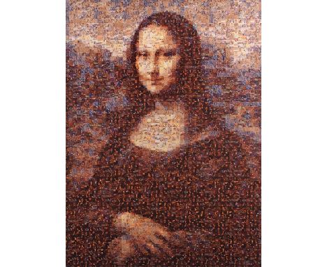 Robert Silvers (Geb. 1968 New York)"Mona Lisa Remastered". OriginaltitelC-Print oder Cibachrome/Dibond-Tafel, wohl 2002. R. u