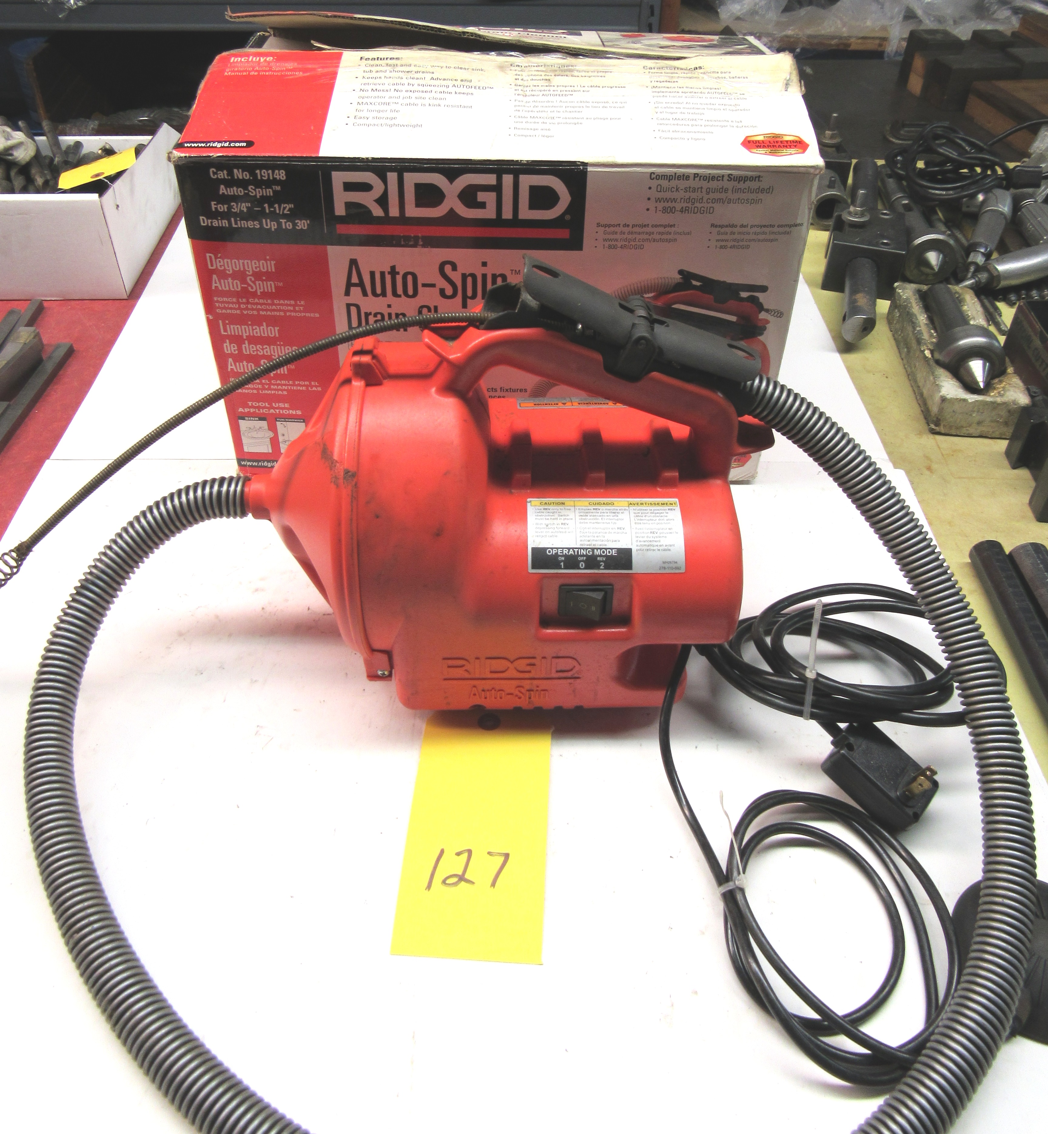 Ridgid K30 AutoSpin Drain Cleaner