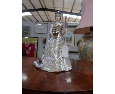 A limited edition Spode figurine 'Diamond Jubilee'.