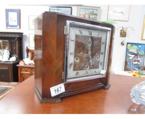 A 1930's Smith's Westminster chime mantel clock.