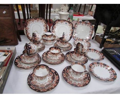 A Royal Albert Crown china tea service and quantity of other plates.