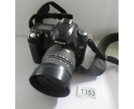 A Nikon D50 camera, works but needs attention.