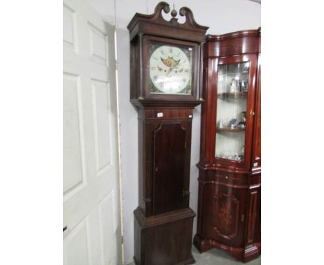 A 8 day moon phase long cased clock.