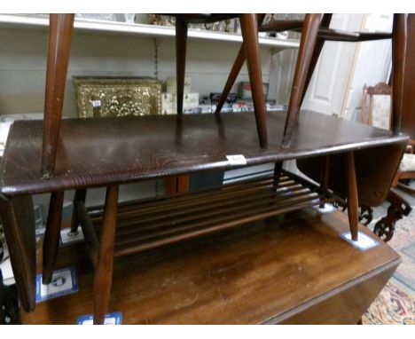 An Ercol drop leaf coffee table.