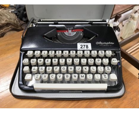 An Olympic 'Splendid 60' typewriter.