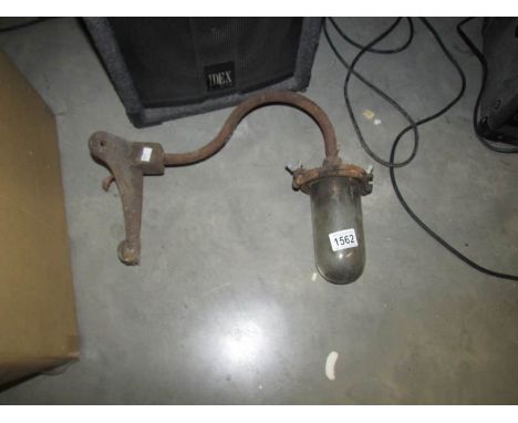 An old farm house wall light.