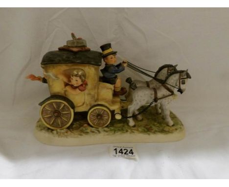 A boxed Hummel figure group 'Fond Goodbye'.