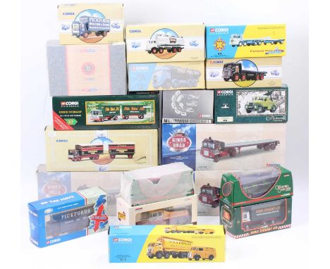 20 Corgi Toys and Road Transport mixed scale diecast group, all in original boxes, to include Corgi Kings of the Road Scammel