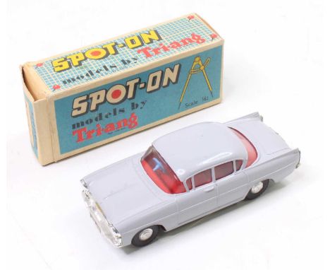 Spot On Triang No.165 Vauxhall Cresta, finished in grey with red interior, with spun hubs, housed in the original box, with l