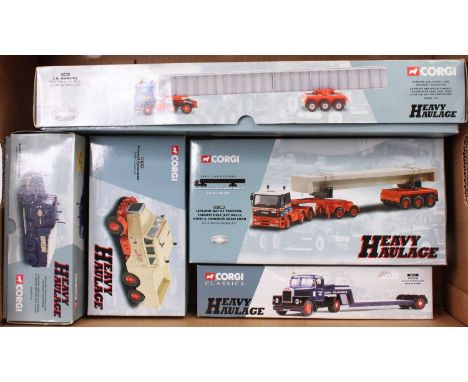 Corgi Toys Heavy Haulage 1/50th scale boxed road transport group, 5 examples in original boxes, to include reference numbers 