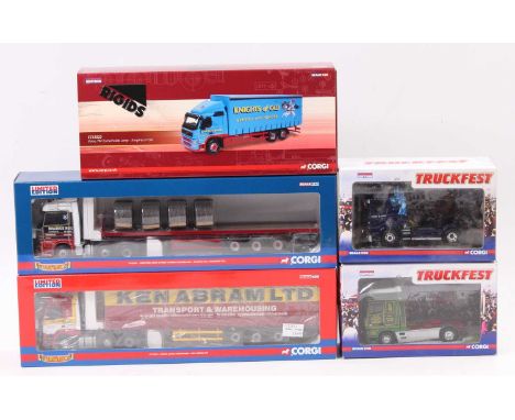 Five various boxed Corgi Toys 1/50 scale road transport diecast group all in original boxes to include Ref. Nos. CC13223, CC1