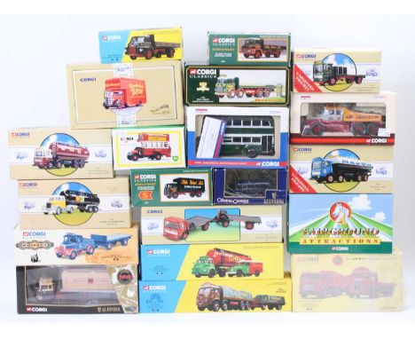 20 various boxed Corgi Classics Road Transport and Haulage group, all in original packaging, to include Eddie Stobart Leyland