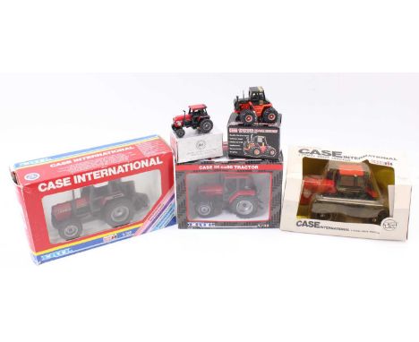 ERTL 1/32nd and 1/64th scale boxed model group comprising No. 222 Case International 4894 Tractor, No. 667 Case 2294 Tractor,