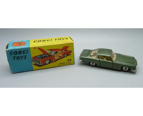 A Corgi Toys 241 Ghia L6.4 with Chrysler V8 engine, boxed
