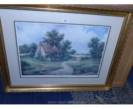 A limited edition Print, no. 13 of 250, entitled "The Young Shepherd" by Jason Threlfall