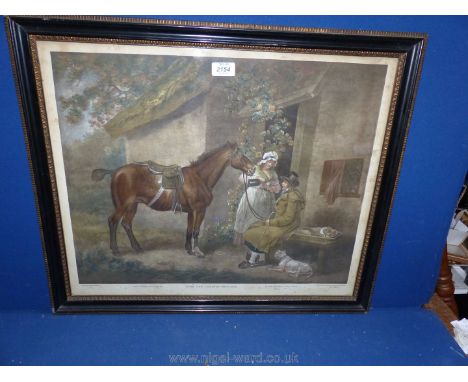 A George Morland antique print.
