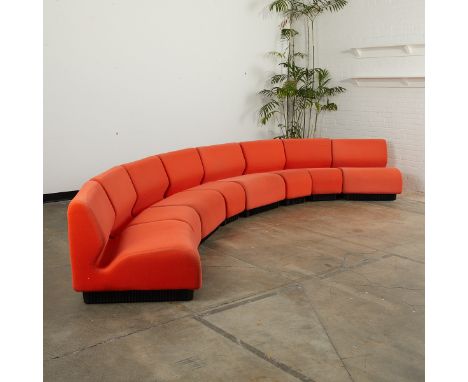 Donald "Don" T. Chadwick (American, b. 1936) for Herman Miller, Zeeland, United States. Modular sculptural sectional sofa; fu